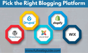 Pick the right blogging platform