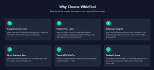 Wbiztool Features
