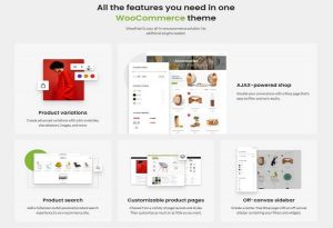 Woodmart theme features